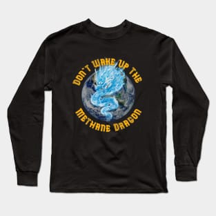 Methane Dragon Climate Science Long Sleeve T-Shirt